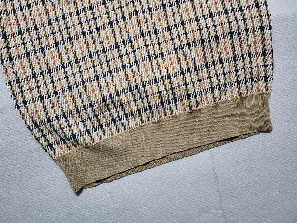 빈티지 닥스 체크 브이넥 울니트 스웨터 상품이미지3