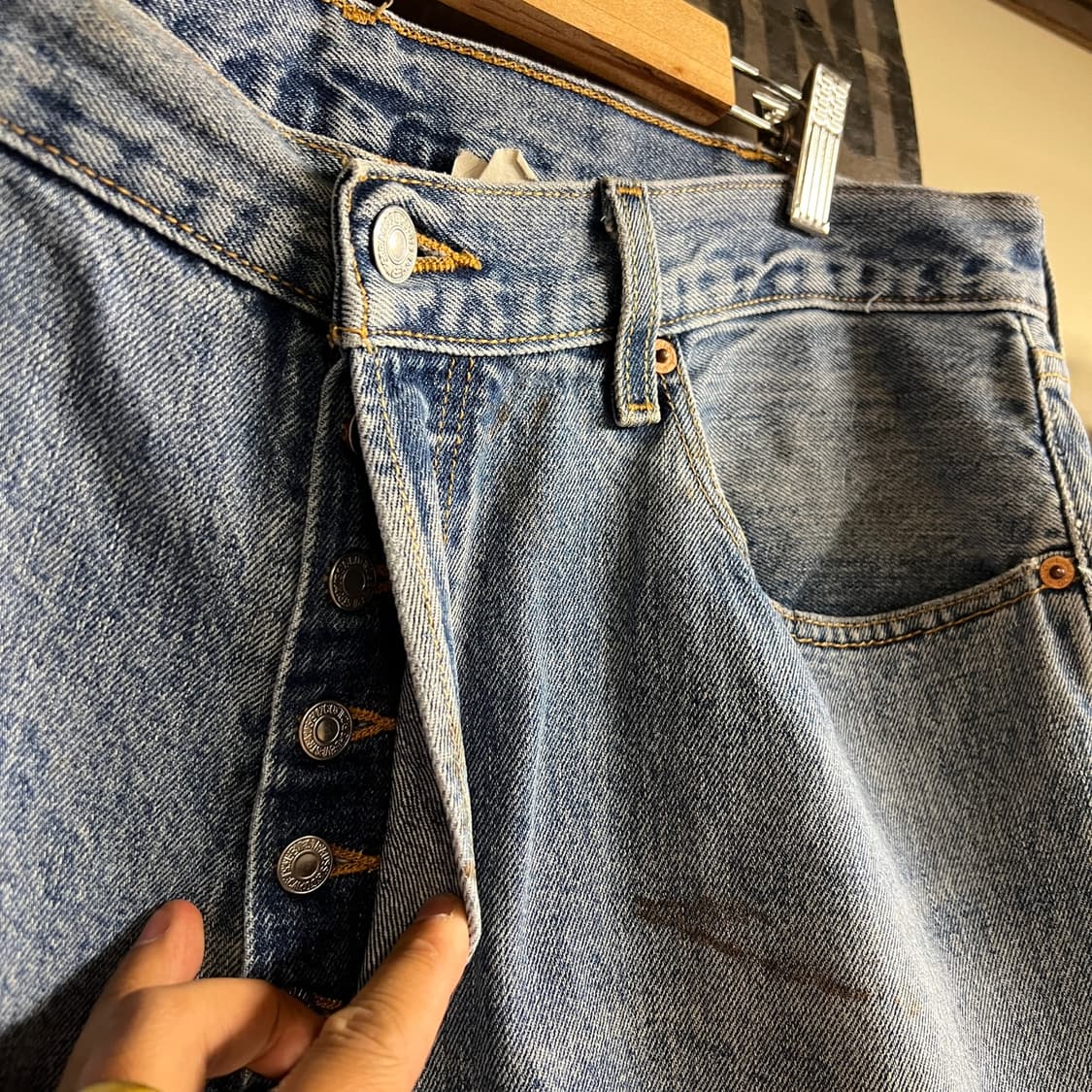 90's 리바이스 501 38 Size Mexico 260413-16 상품이미지4