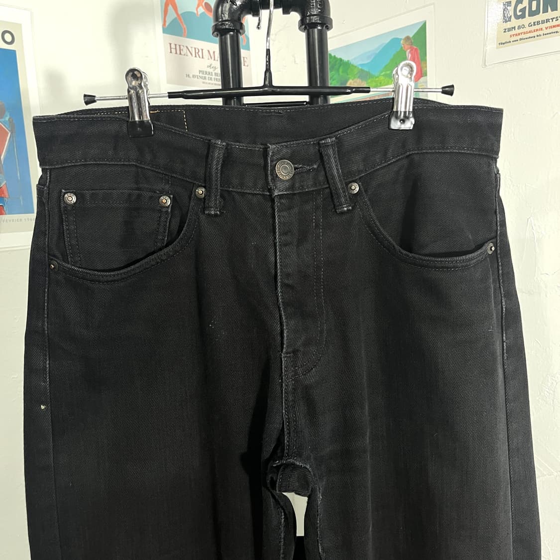 리바이스 505 블랙진 상품이미지4