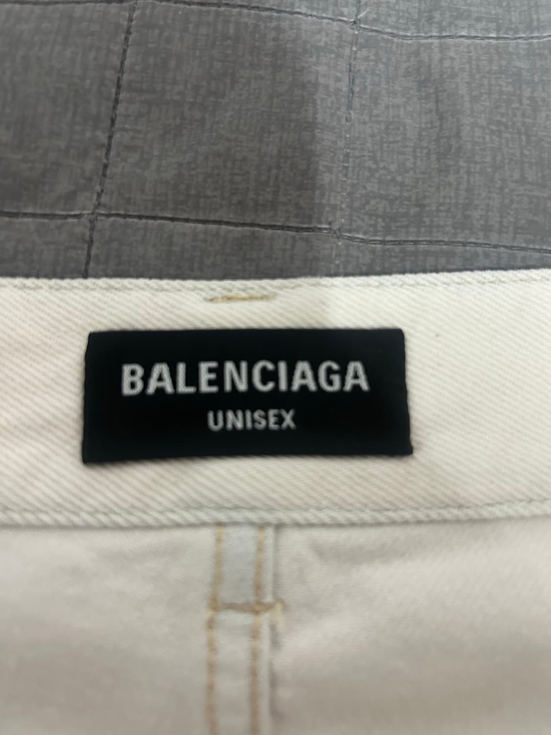 [30] 발렌시아가 재패니즈 데님 카고 팬츠 아이보리 상품이미지4