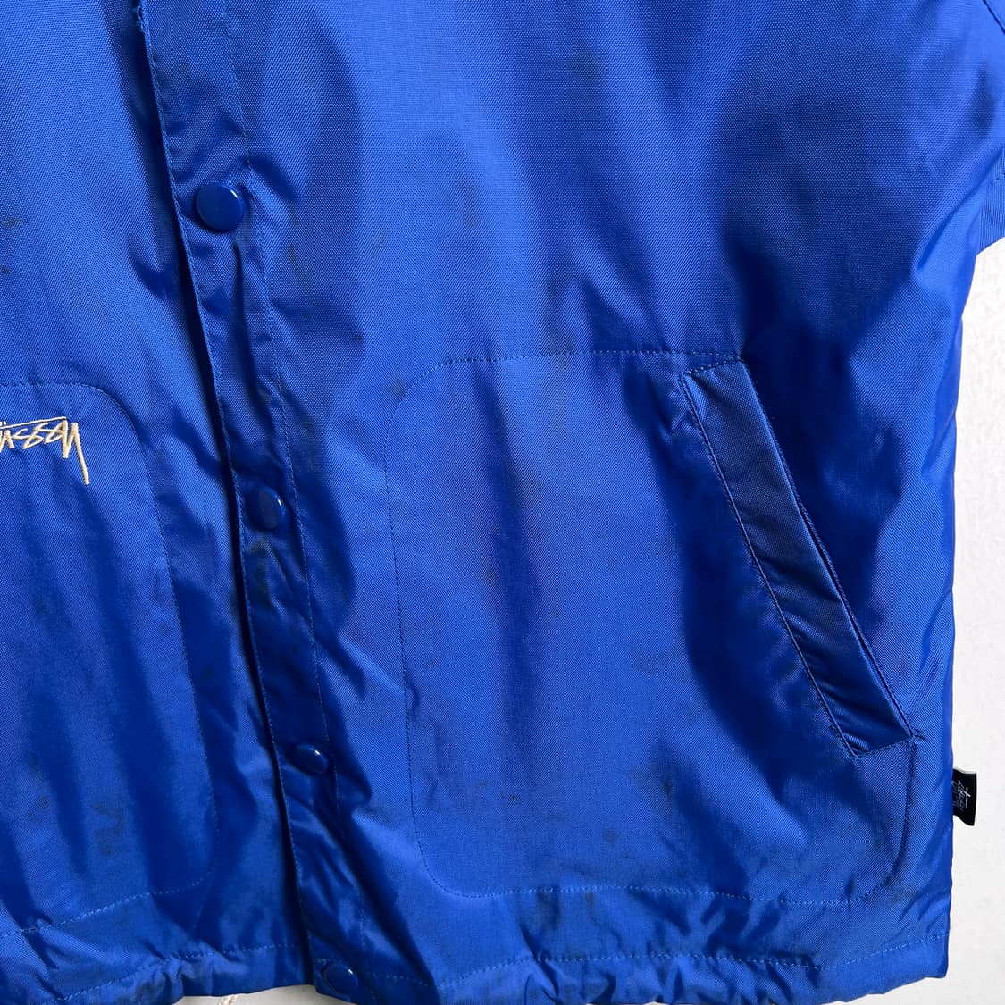 stussy 스투시 노드호프 나일론 반팔 코치 자켓 S 상품이미지9