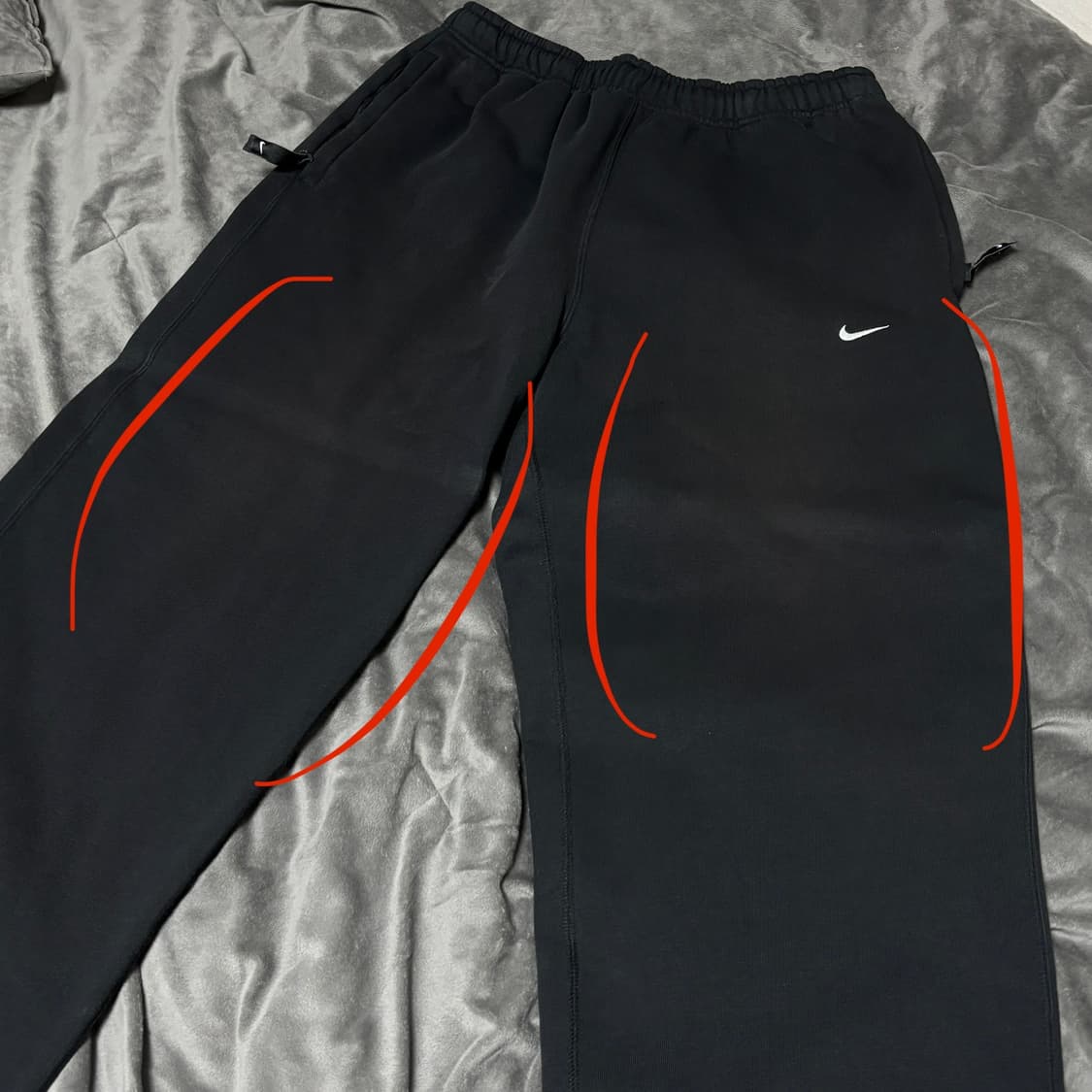 나이키 NRG 솔로스우시 기모 와이드팬츠 상품이미지2