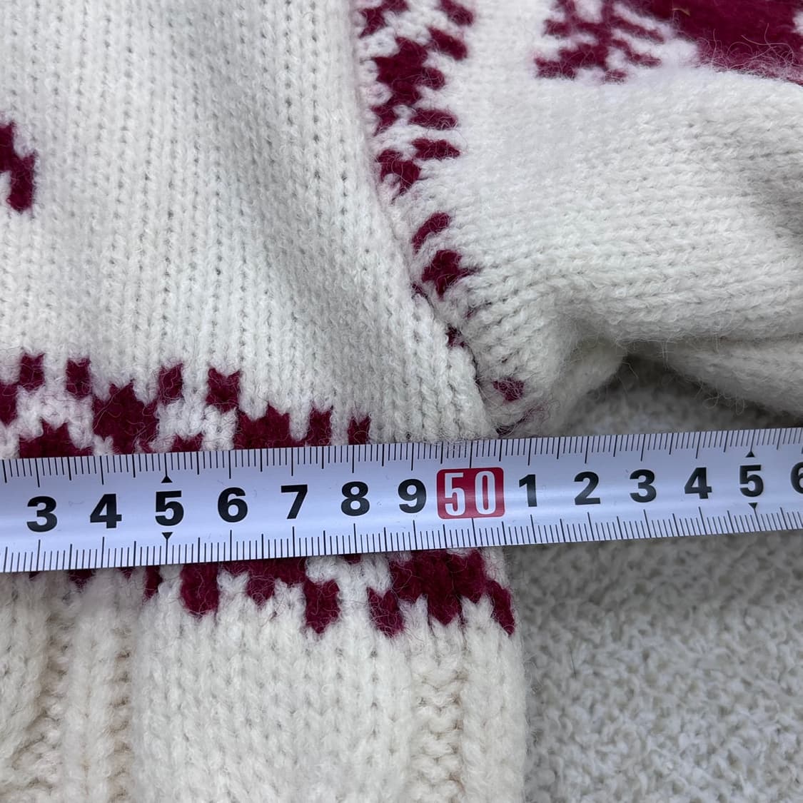 실측확인 빈티지 케이블 니트 스웨터 0331E 상품이미지5