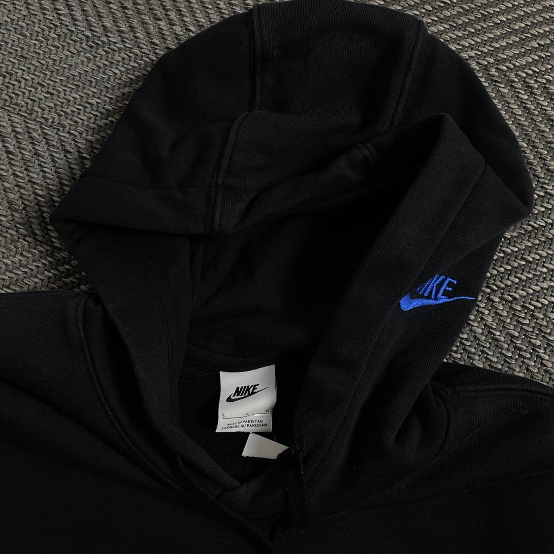 나이키 NSW 에센셜 프렌치 테리 후드티 블랙o 4115 상품이미지5