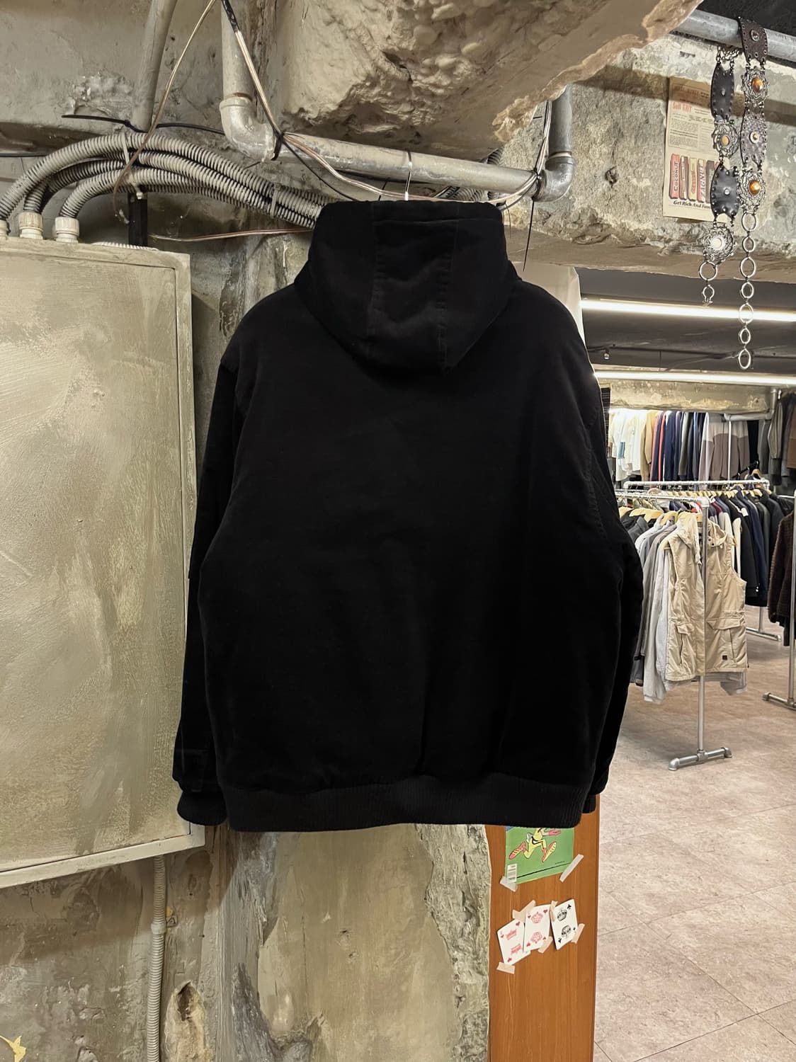 브라운브레스 코듀로이 후드 자켓 블랙 XL #csz2261 상품이미지2