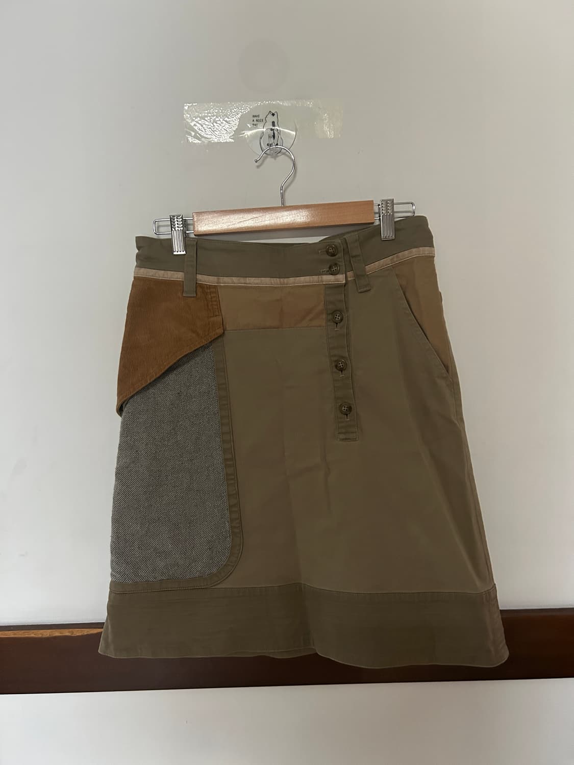 츠모리치사토 패치워크 치마 상품이미지1