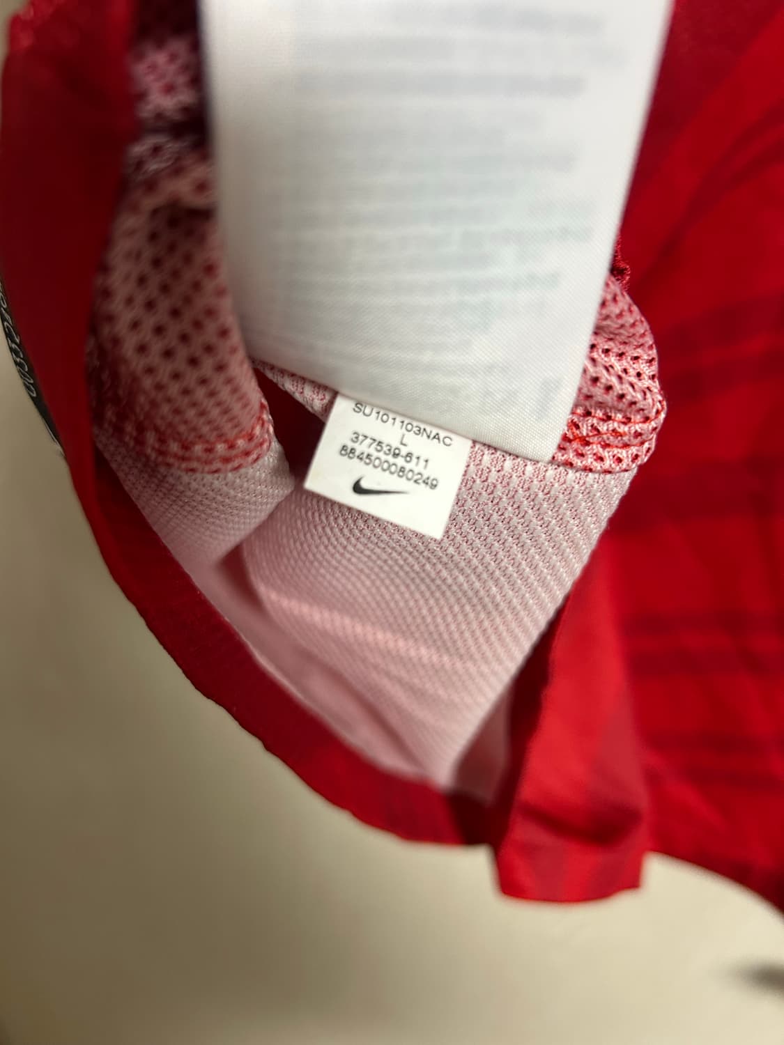 나이키 대한민국 국가대표 축구 유니폼 L 적호 팜 상품이미지5