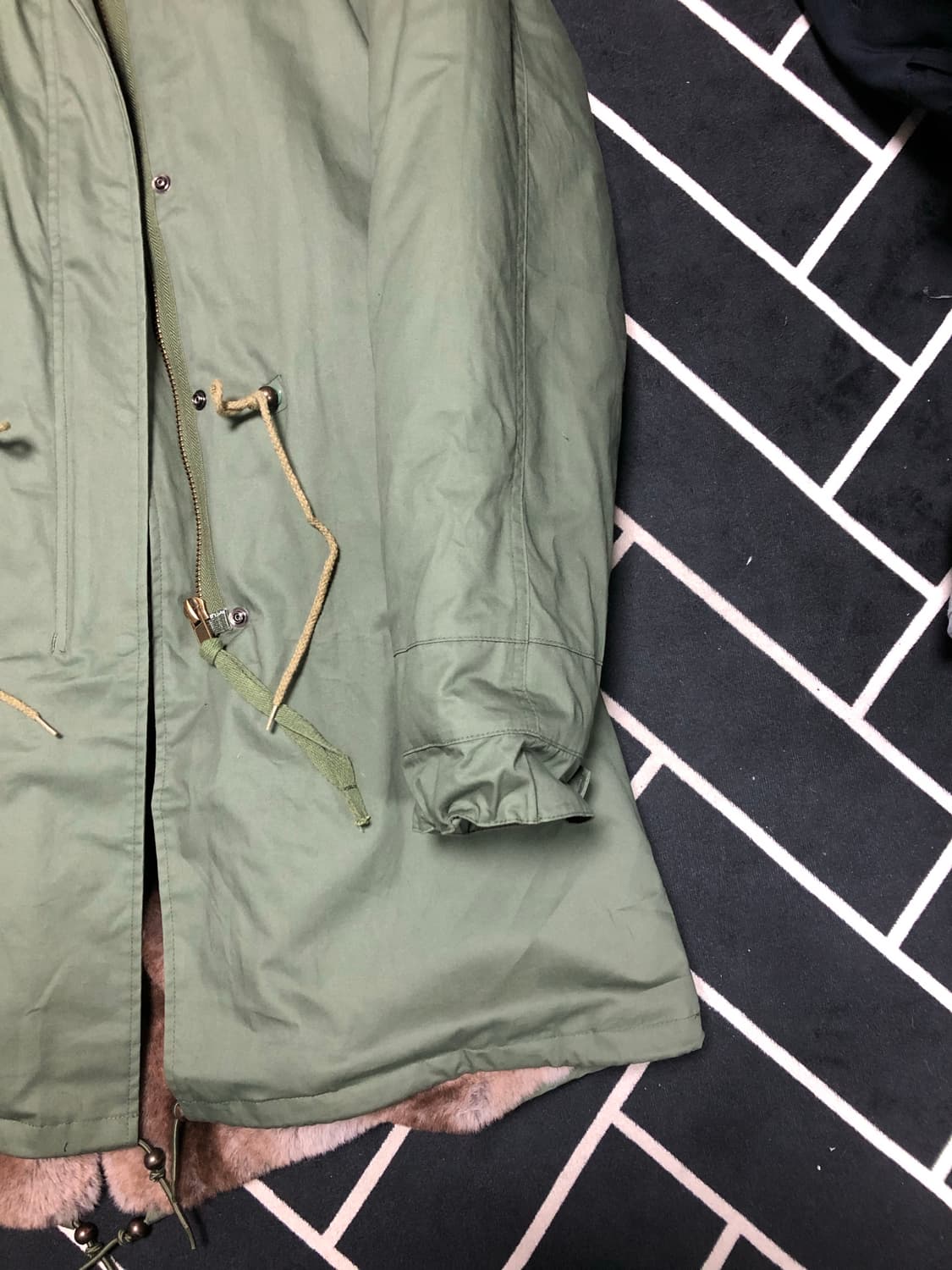 (새제품특가)미스터앤미세스st 빅라쿤퍼 야상패딩/무스탕에르메스올세인츠 상품이미지3