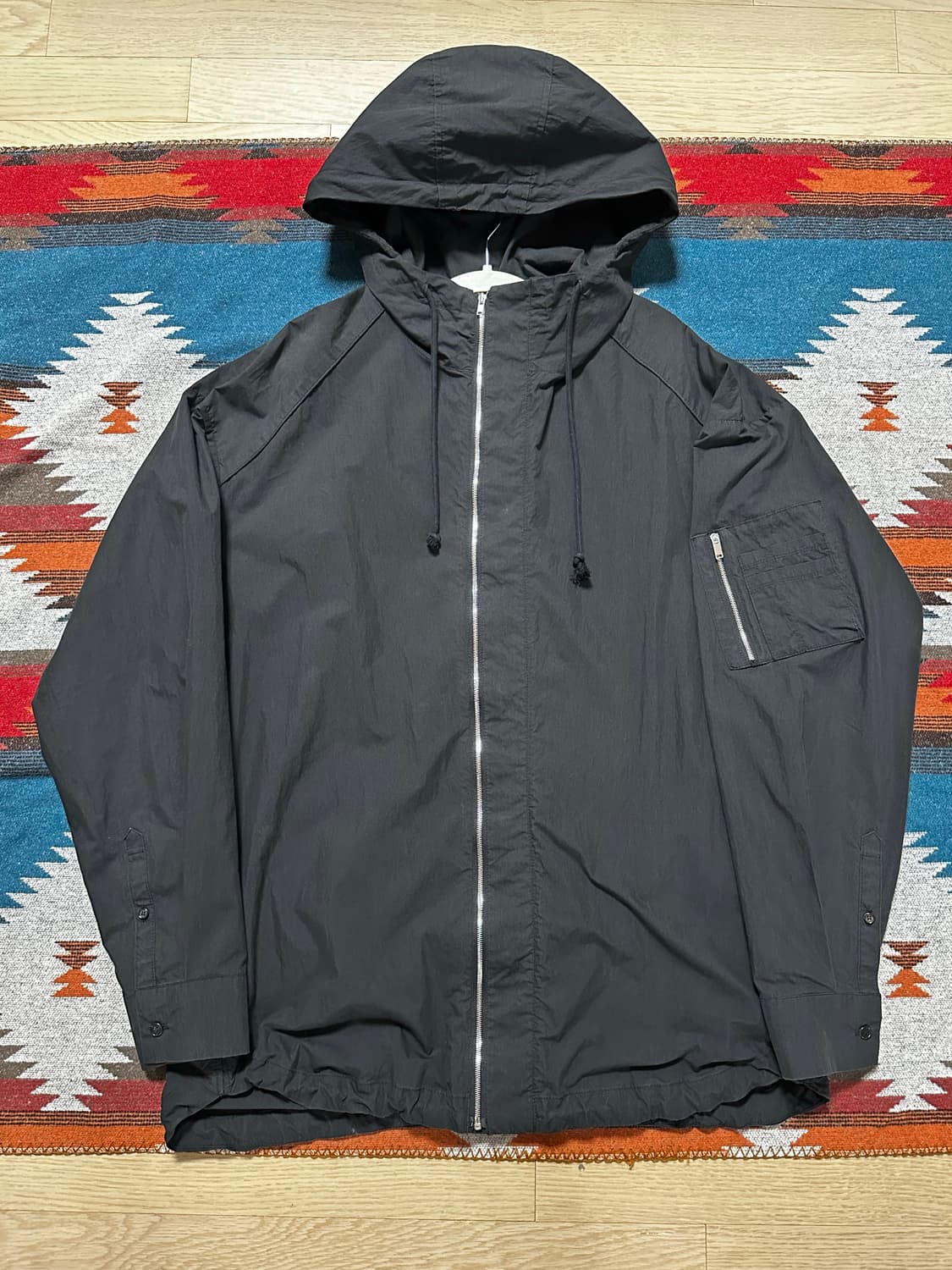 준지 셔츠 디테일 후드 자켓 [샘플] 상품이미지1