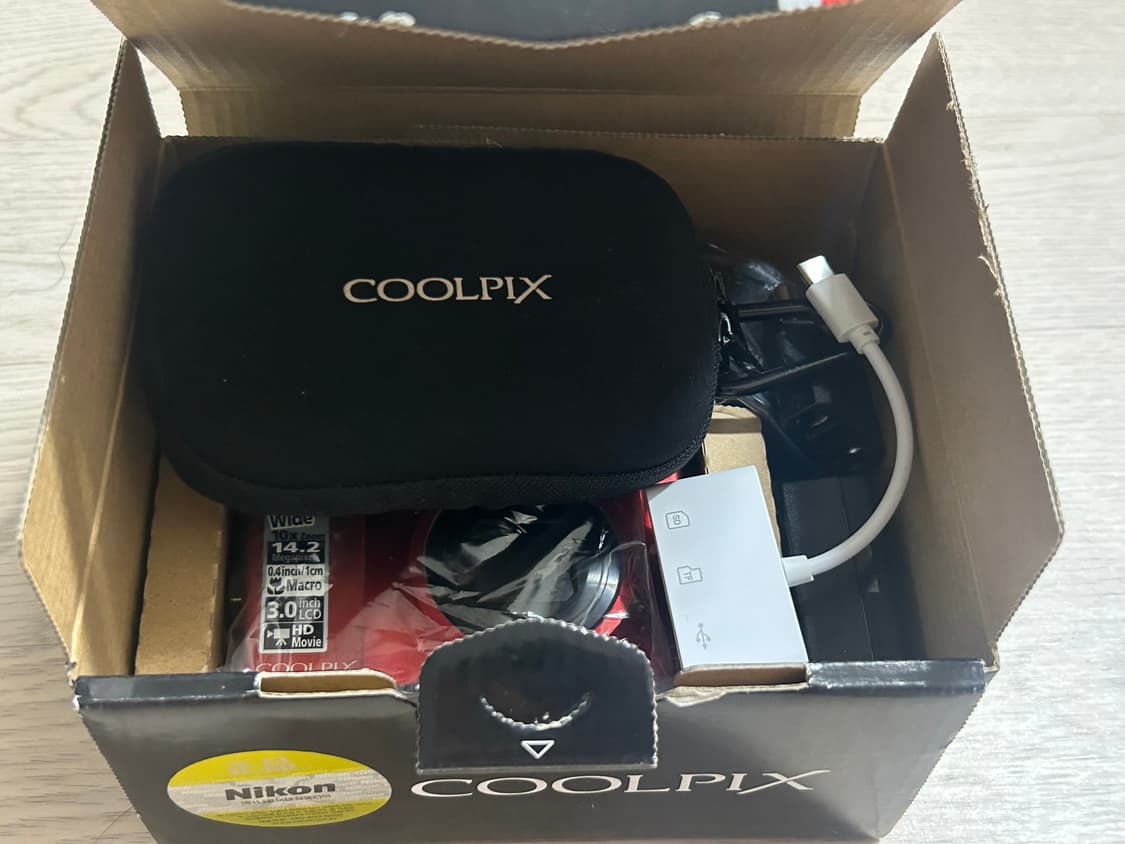 니콘 쿨픽스 s8000 레드 디카 풀박스 상품이미지4