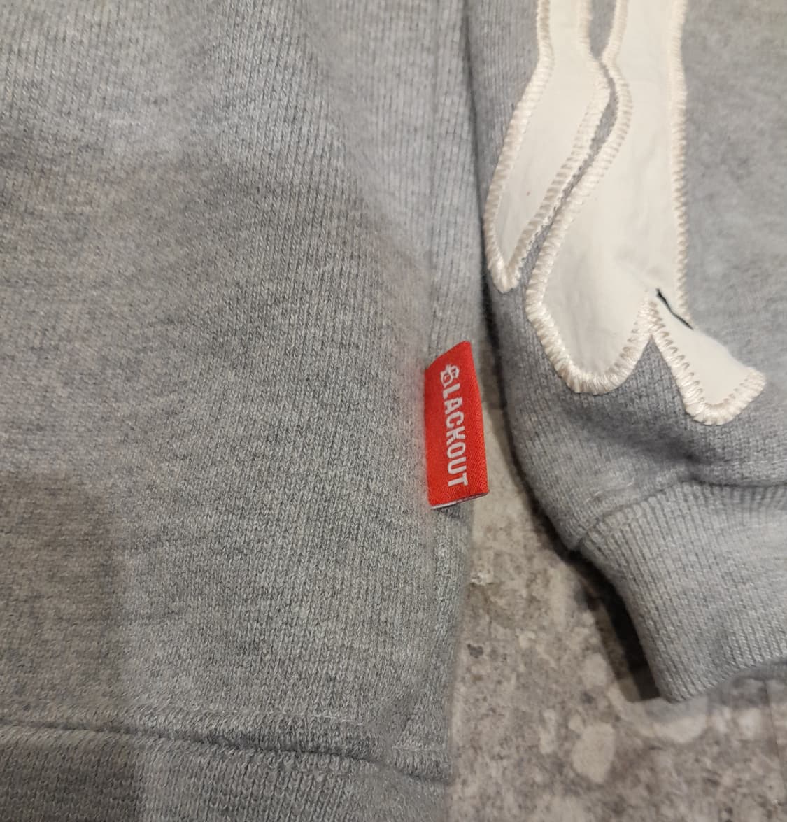 💥블랙아웃 본 헤비스웻셔츠 에쉬그레이 (XL)  상품이미지6