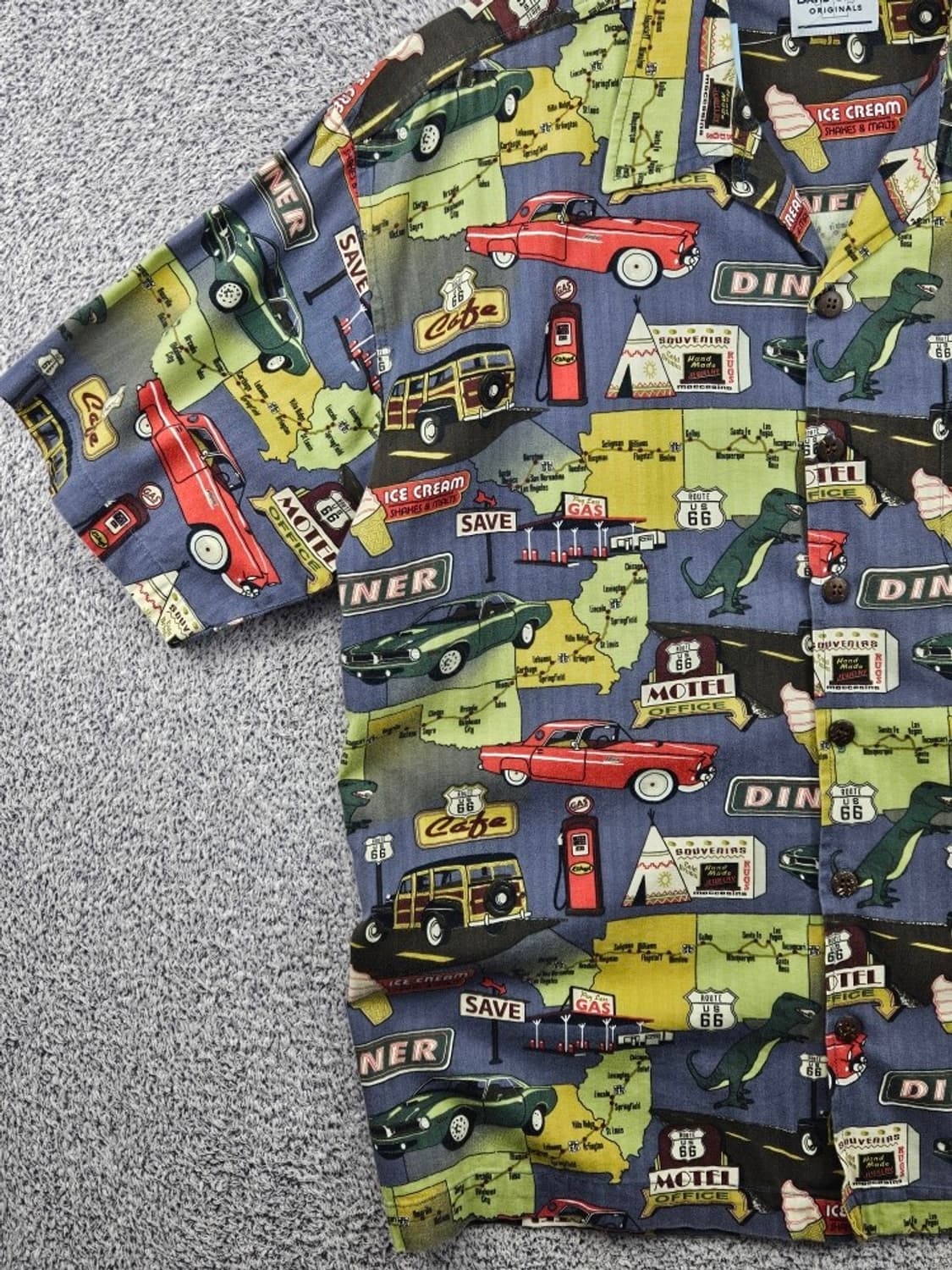 데이비드 캐리 오리지널스 반팔 셔츠 ( L ) / 11959 상품이미지5