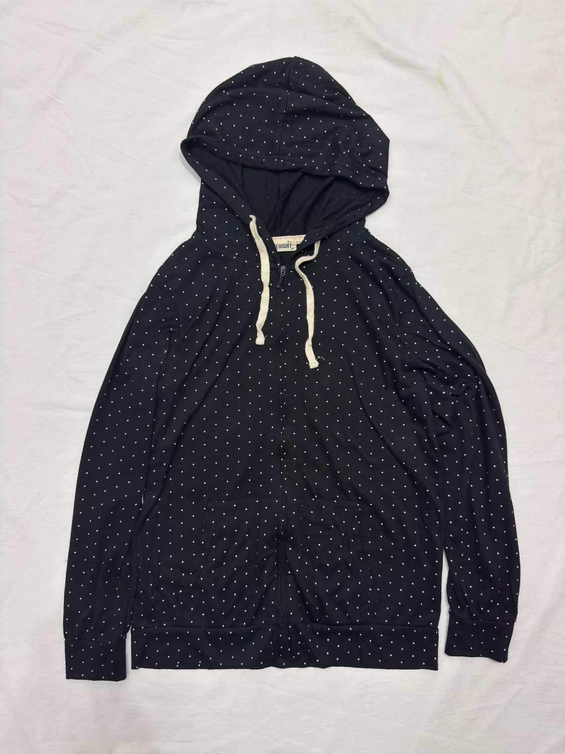 dot hood zipup 상품이미지1
