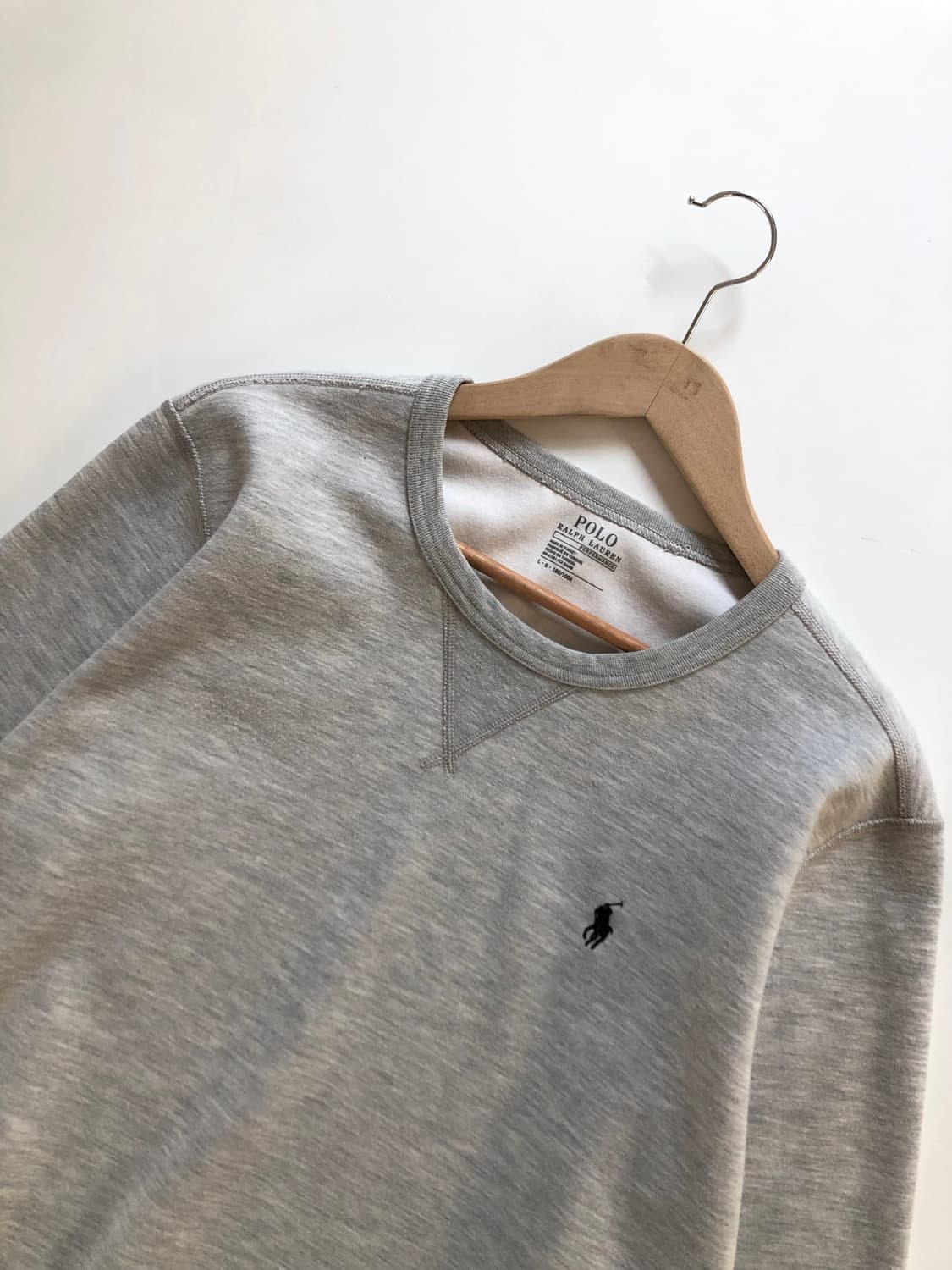 Polo 폴로 랄프로렌 포니 로고 그레이 컬러 맨투맨 상품이미지4