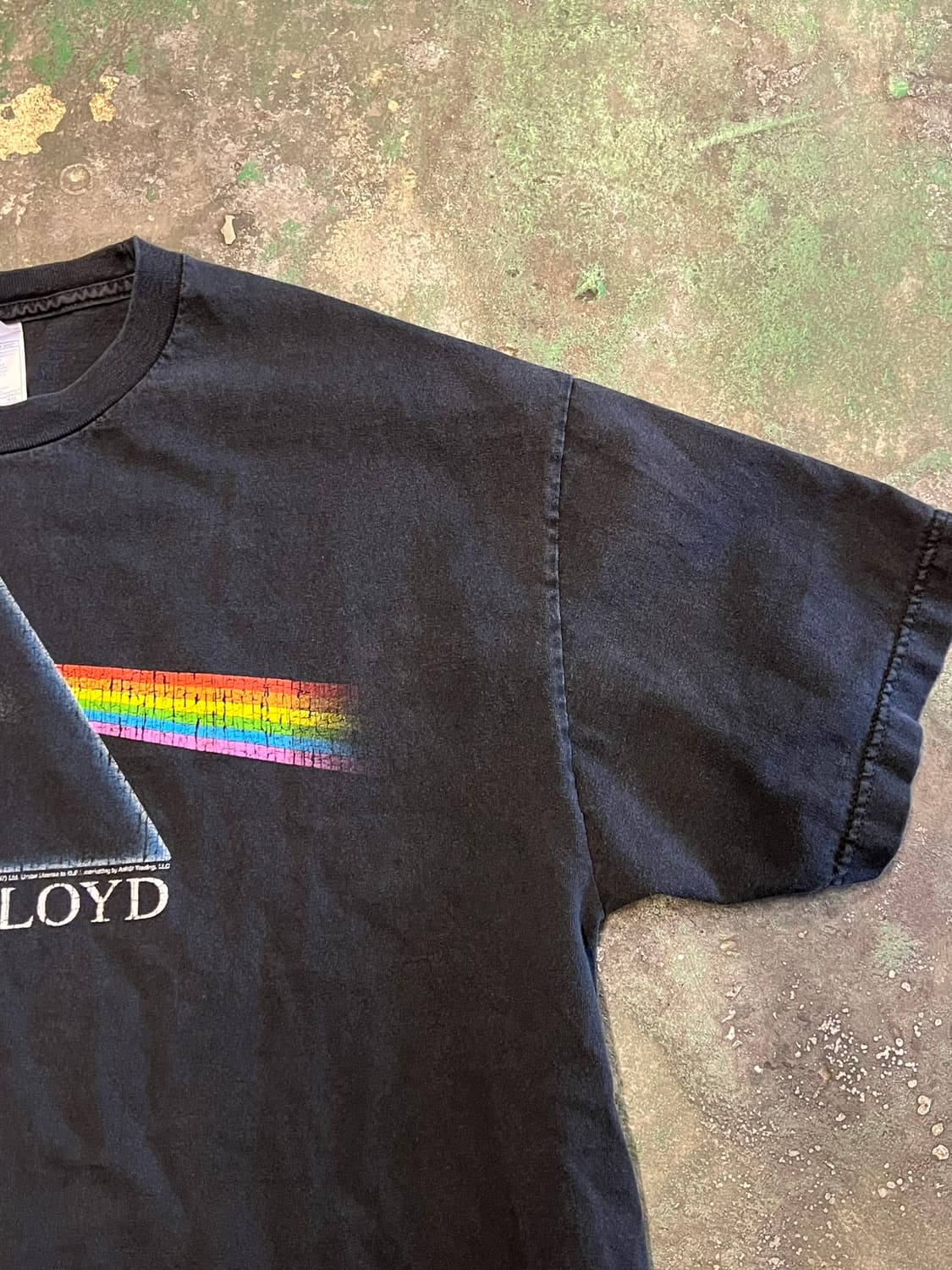 00's [XL] 핑크플로이드 다크사이드 프리즘 빈티지 밴드티셔츠 상품이미지4