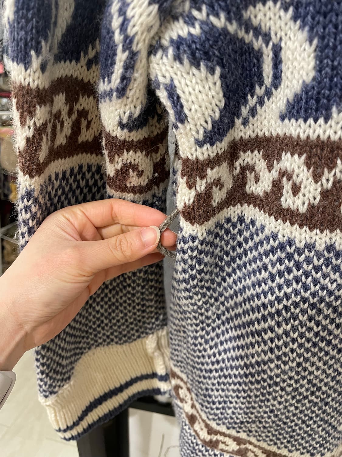 노르딕 숄카라 가디건 상품이미지9