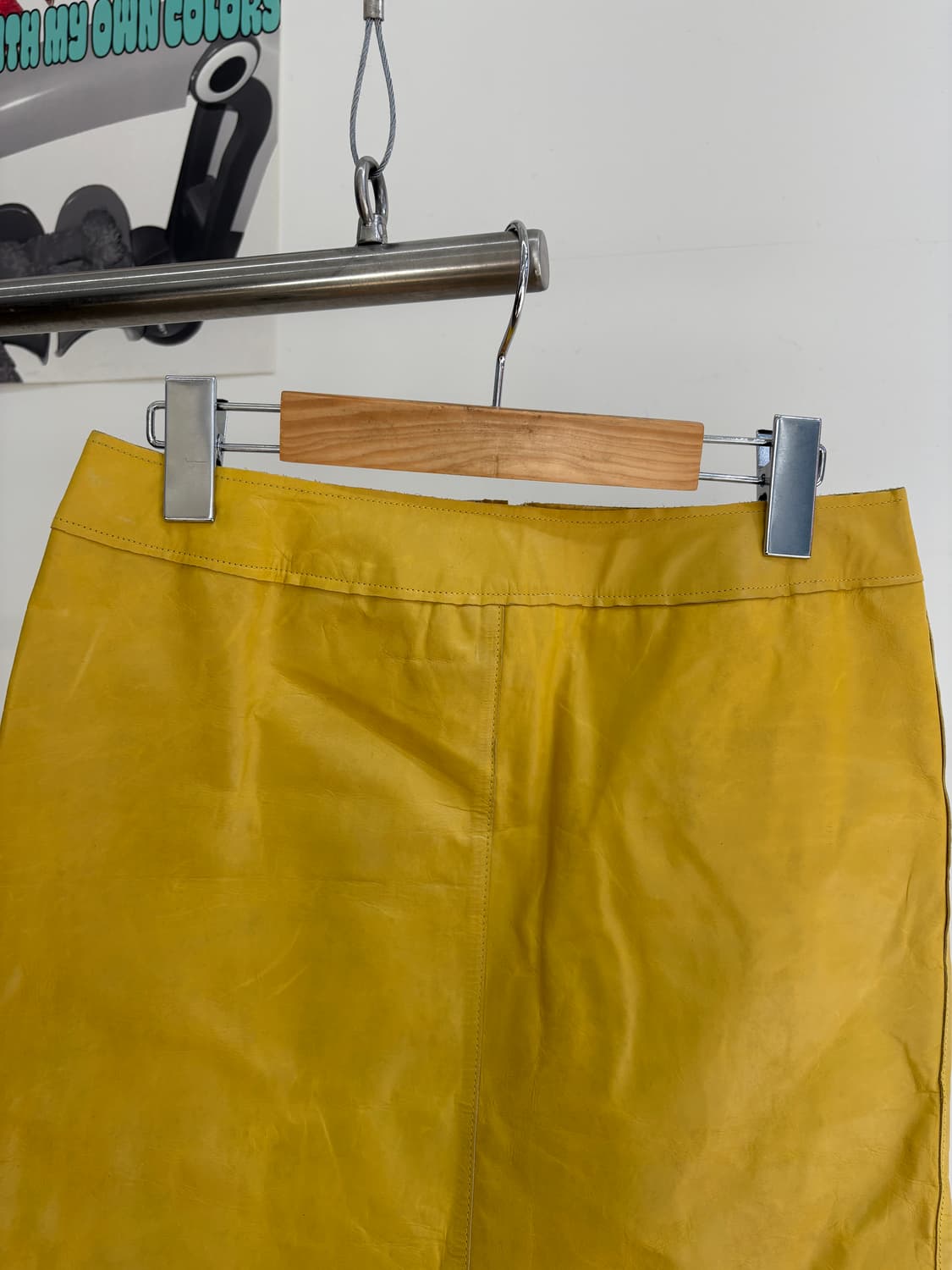 KATHARINE HAMNETT LONDON 레더스커트 상품이미지2