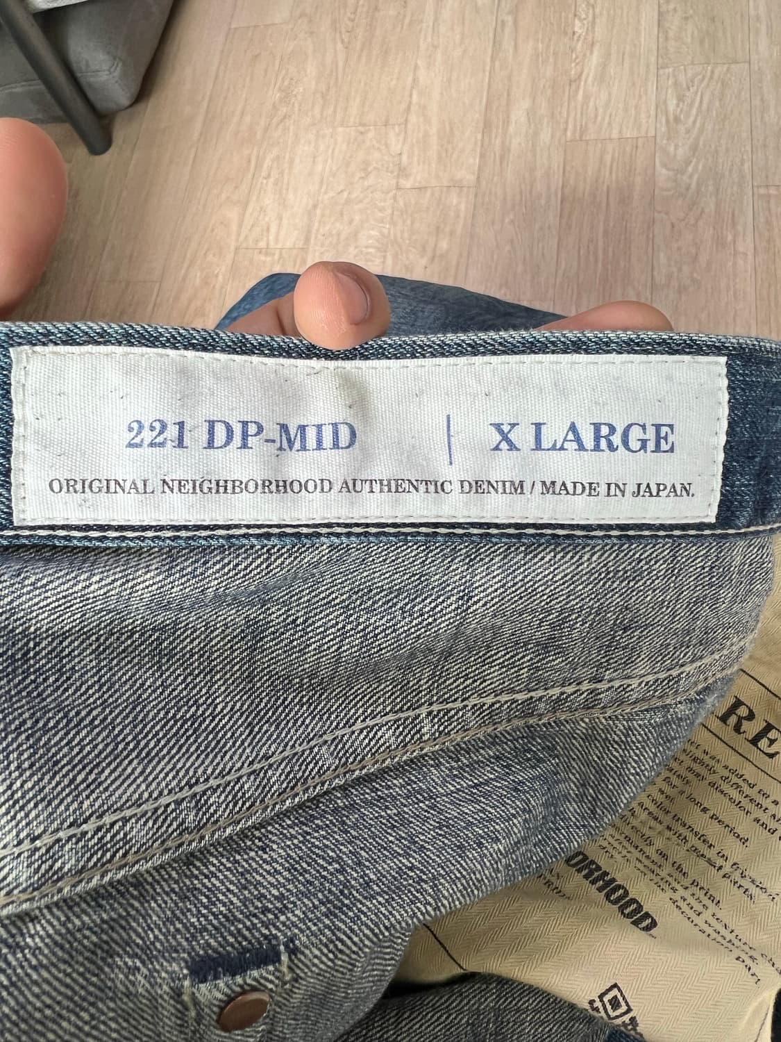 (XL)네이버후드 워시드 데님 미드 상품이미지4