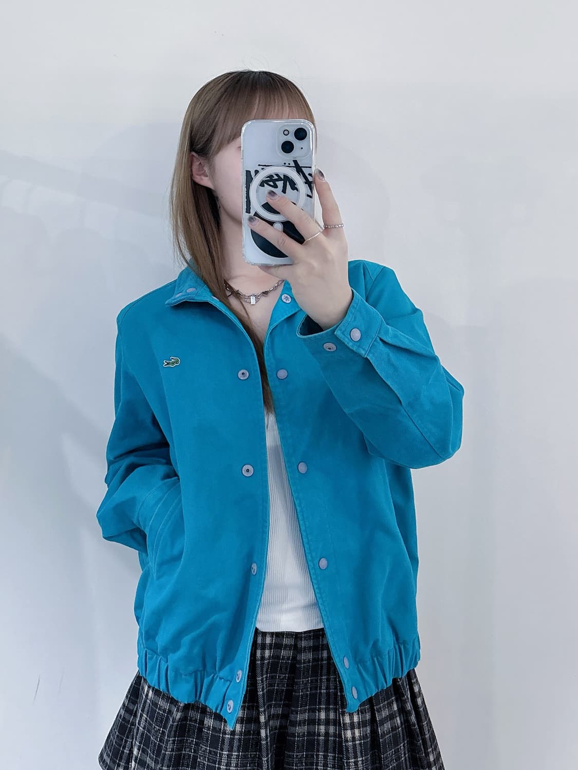 라코스테 스몰로고 버튼 자켓 상품이미지1