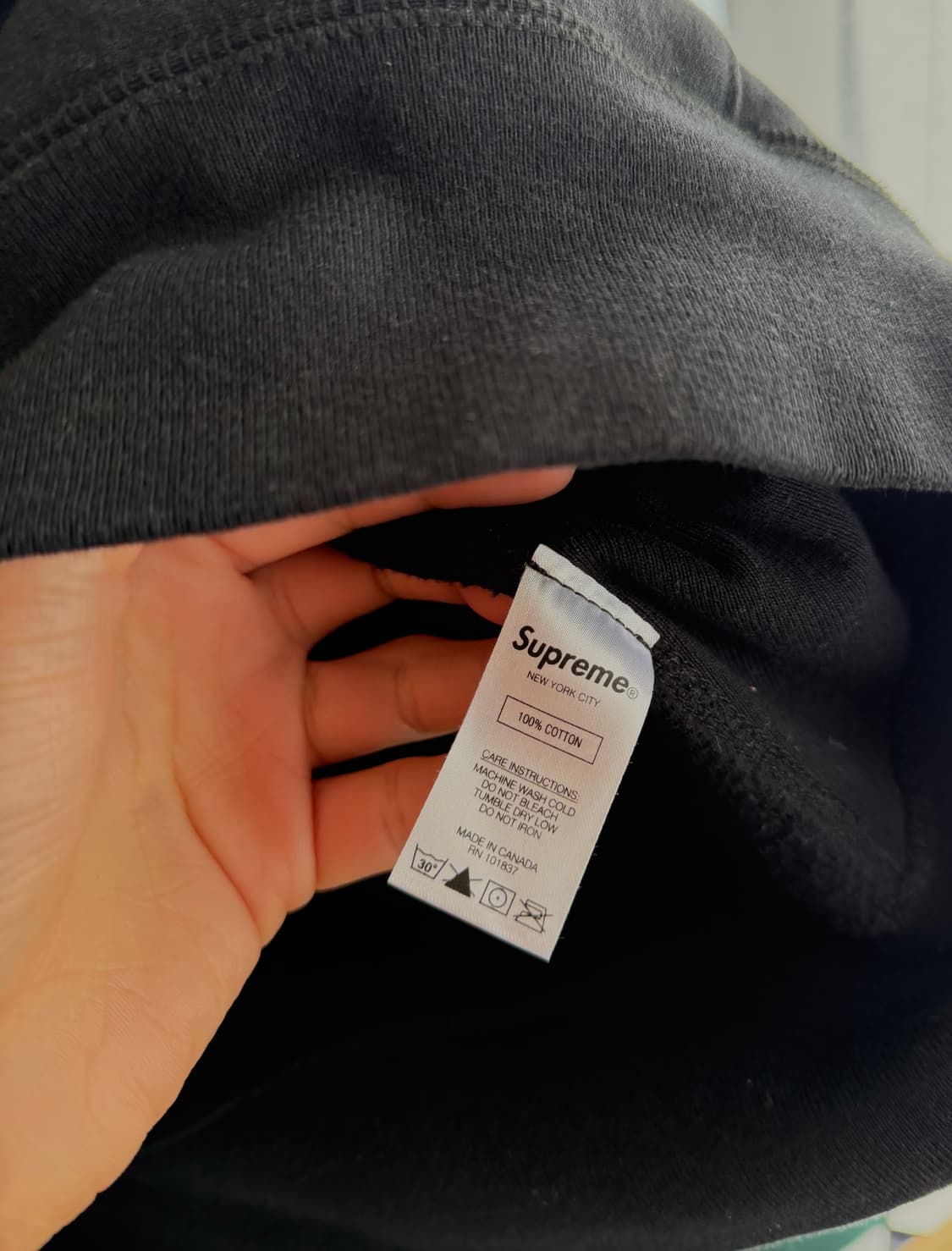 슈프림 [민트급.정품] 대장급 s로고 (시세 55만) 후드티 박스로고 L 상품이미지5