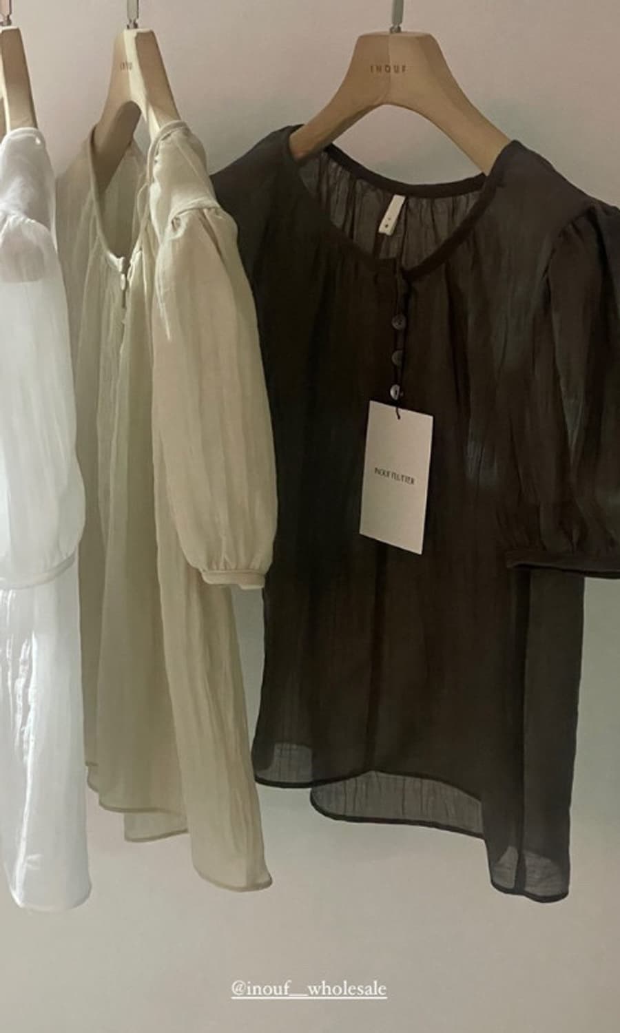 엔느 블라우스(브라운 골드) 새상품 상품이미지2