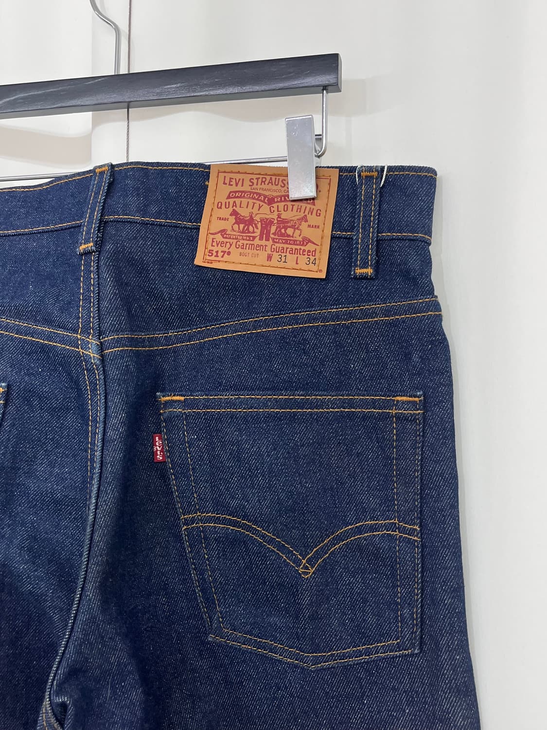 90's Levi's 517 boots cut denim pants 상품이미지5