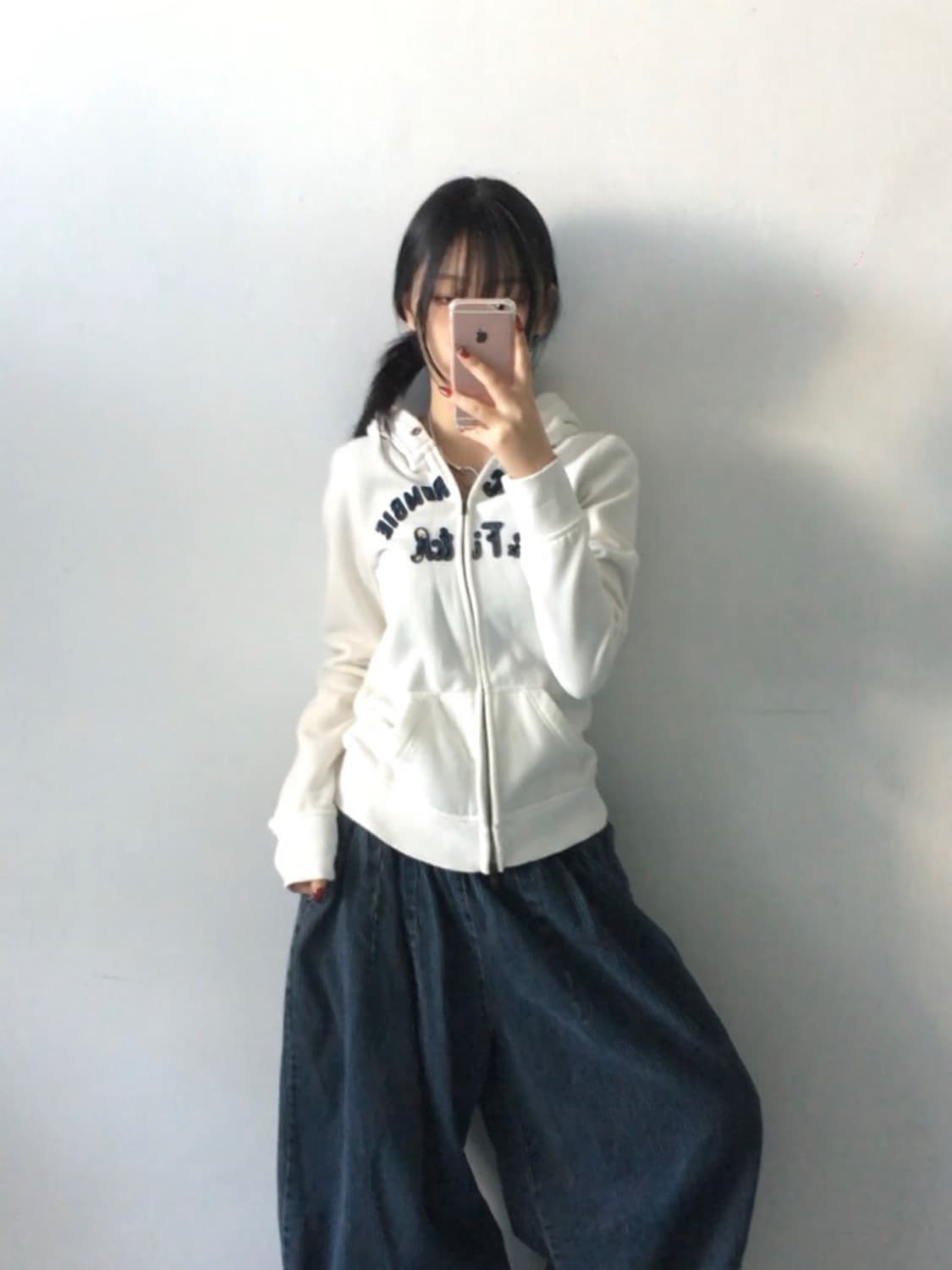 아베크롬비 스펠패치 후드집업 상품이미지1