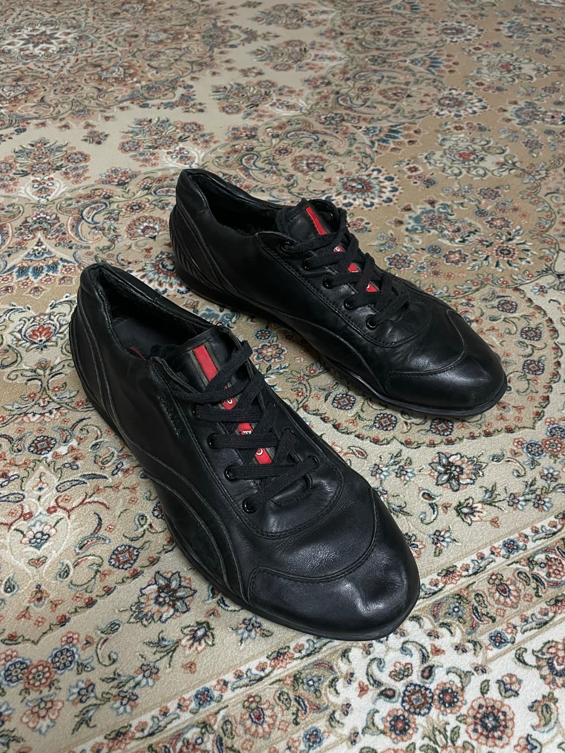 00s 프라다스포츠 아카이브 레더 스니커즈 270mm 상품이미지2