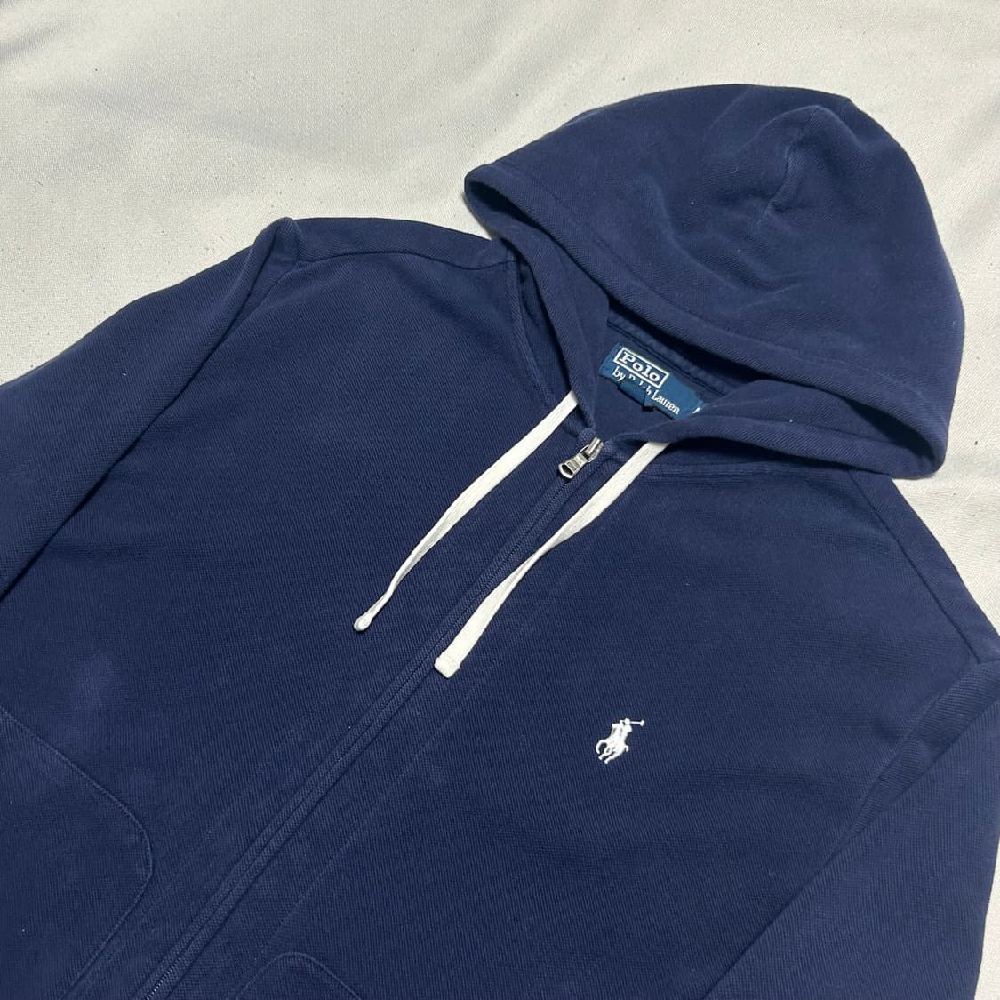 M 폴로랄프로렌 네이비 후드 집업 상품이미지1
