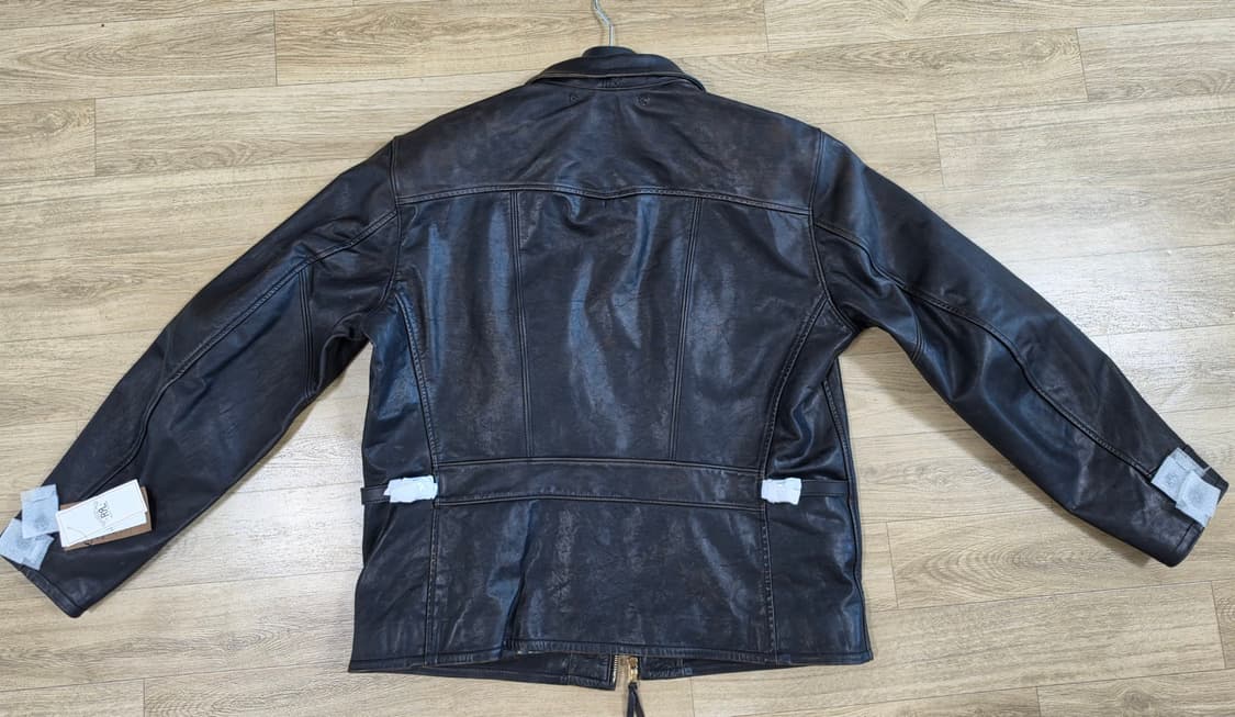 [XL] RRL 뉴스보이 레더 자켓 판매 상품이미지3