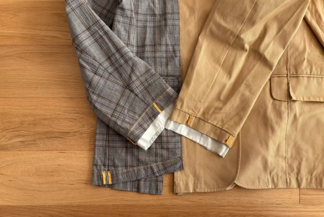 THEILMA 더일마 비대칭 배색 자켓 상품이미지3