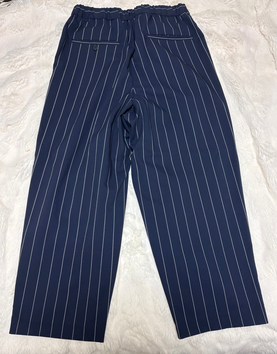 Gu 미하라 야스히로 스트라이프 와이드 팬츠 / L 상품이미지4