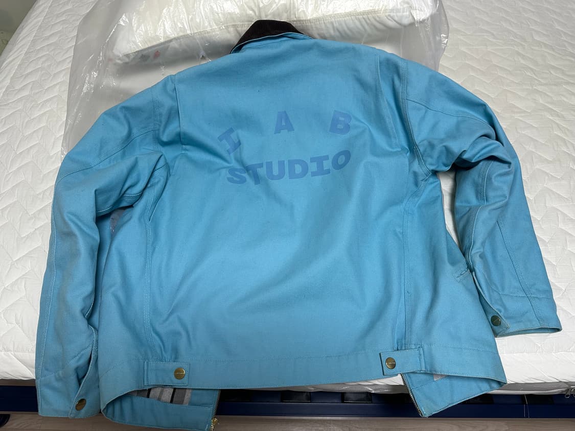 칼하트 WIP X 아이앱 스튜디오 OG 디트로이트 자켓 밀키 블루 상품이미지1