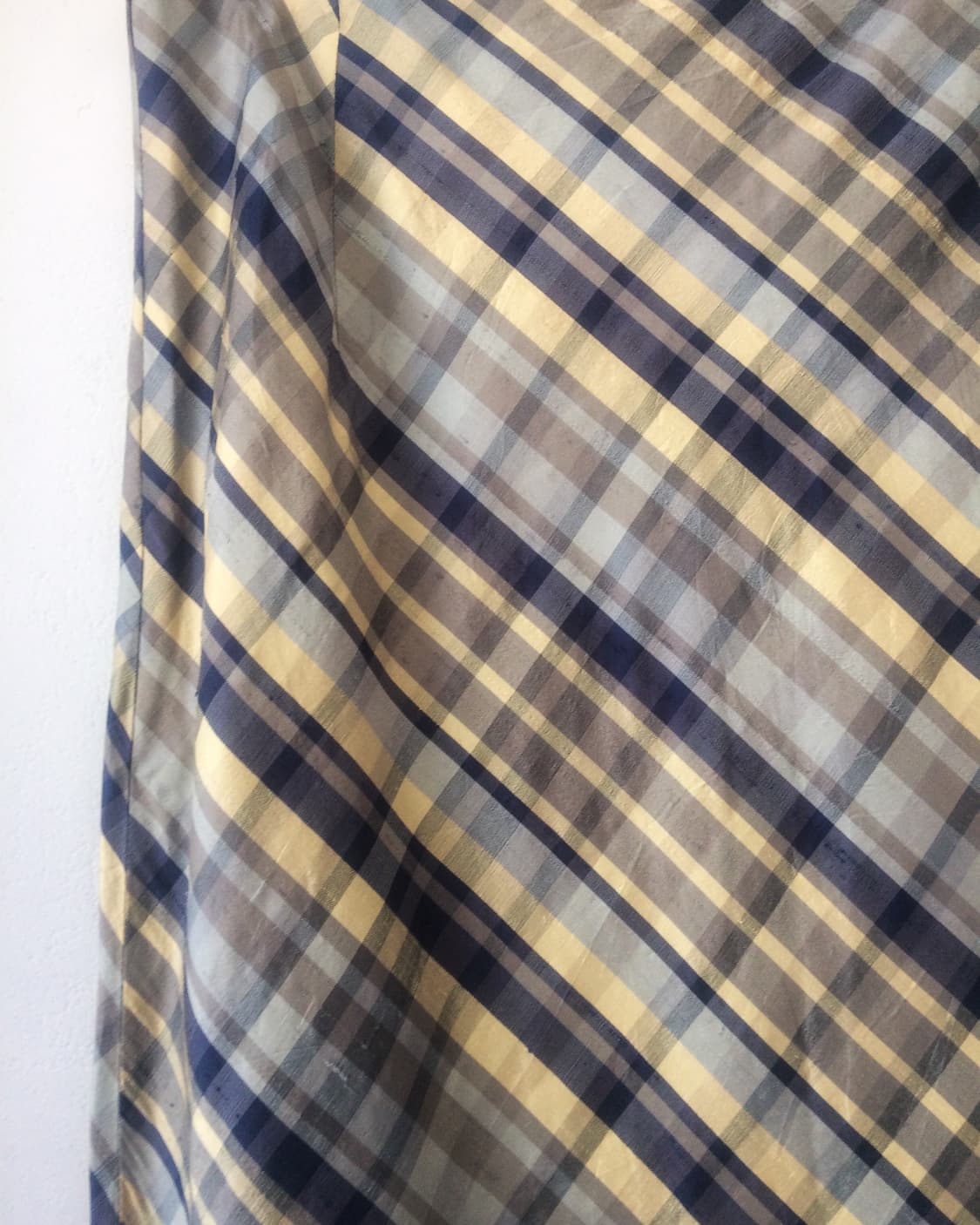 Check pattern long skirt 상품이미지3