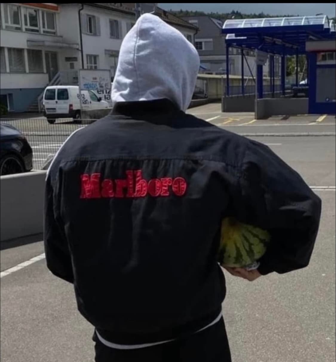 말보로 90s 리버시블 봄버 자켓 상품이미지1