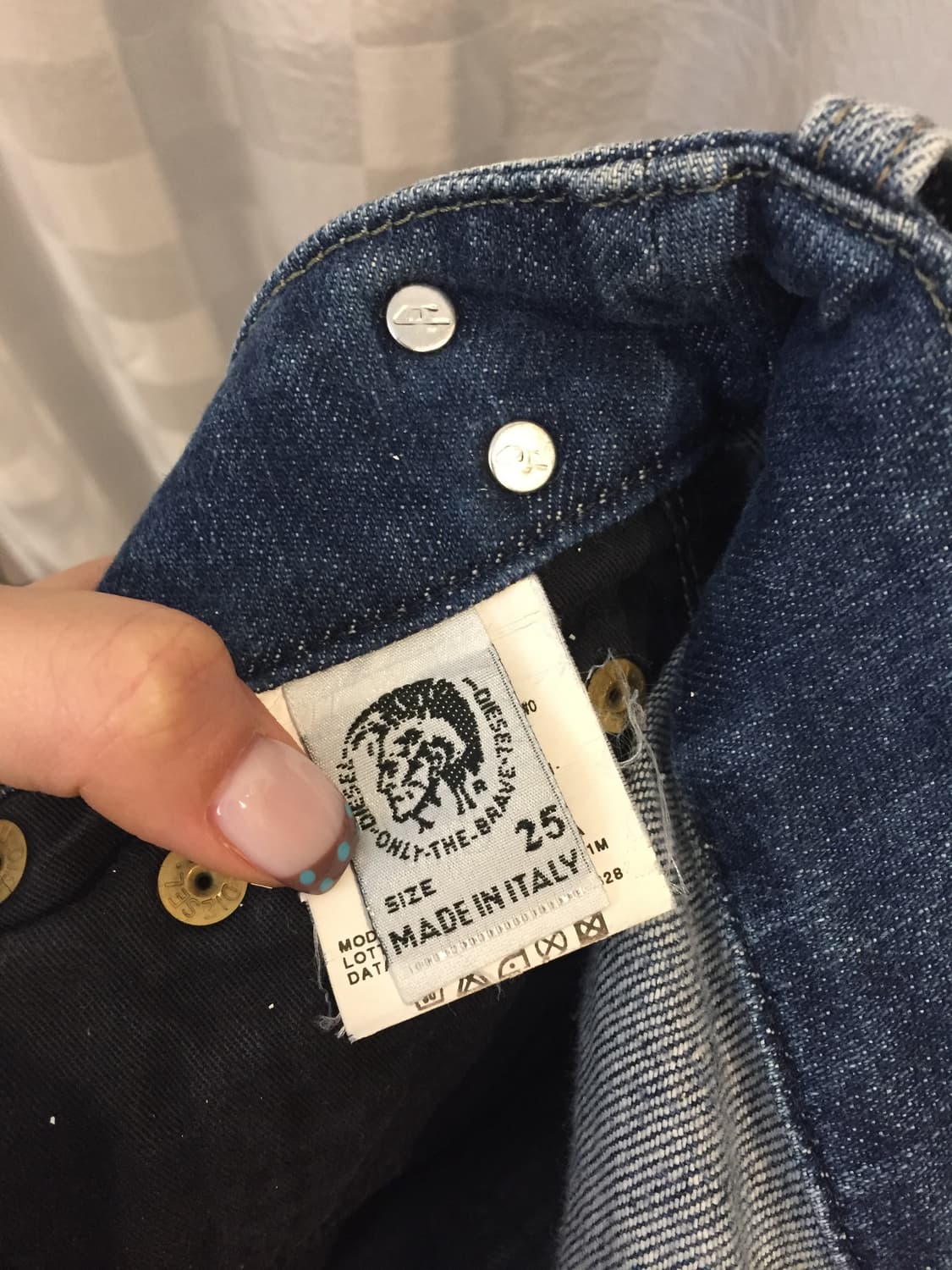 Diesel 디젤 로우 중청 데미지 데님 팬츠 상품이미지6