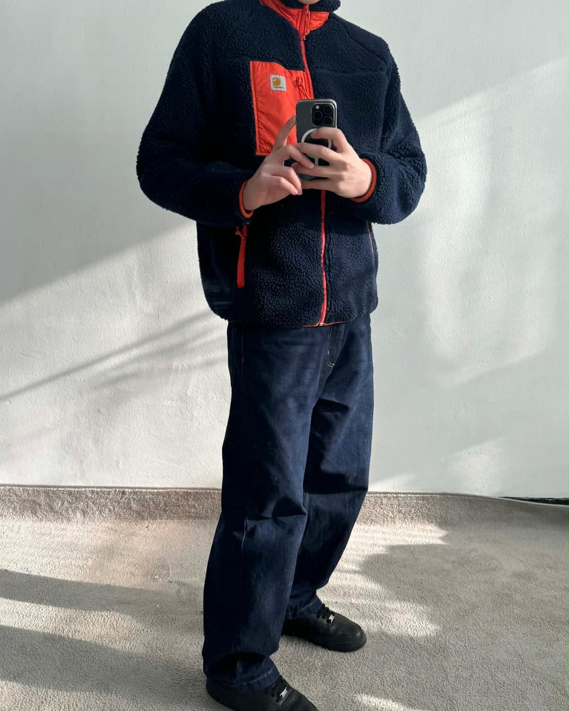 [L] 칼하트 wip 스카웃 쉐르파 플리스 자켓 상품이미지2