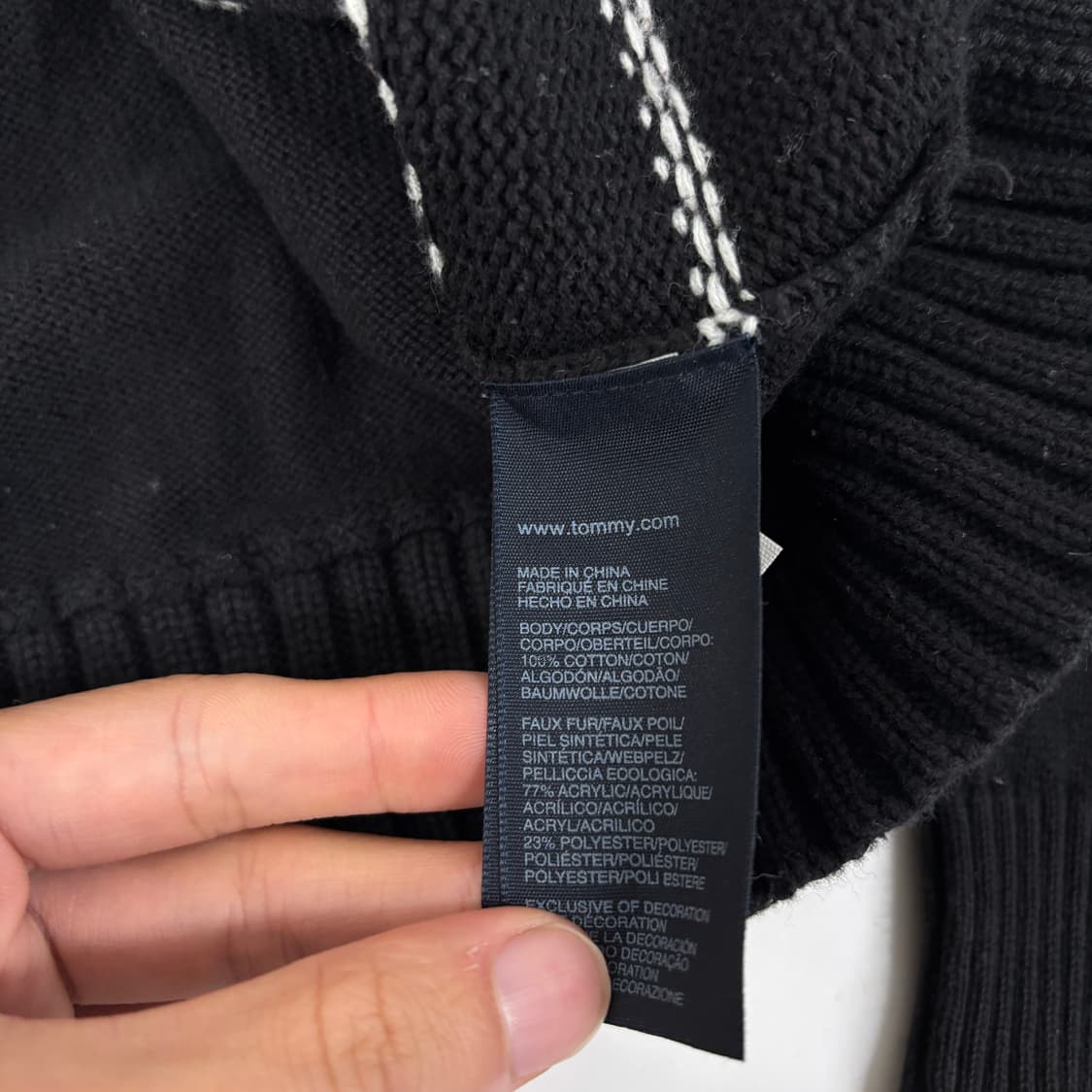 타미힐피거 노르딕 니트 집업 상품이미지8