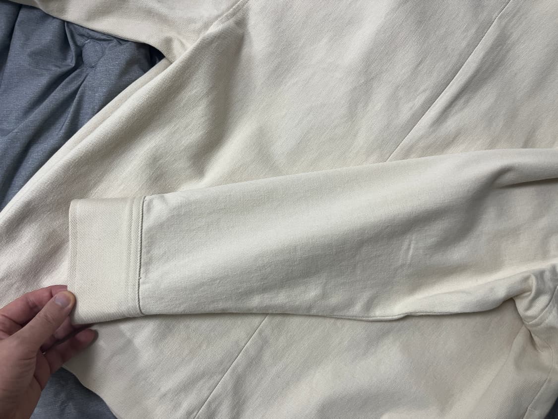 밈더워드로브 ELOY 포켓 데님 트러커 / 크림 / M 상품이미지8