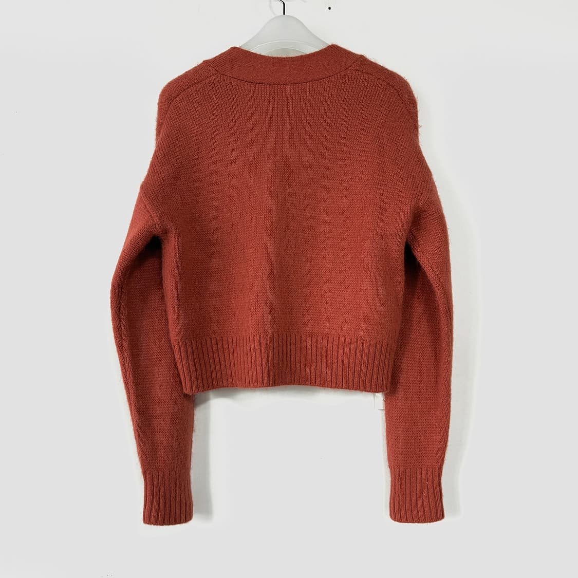 리던 알파카 울 크롭 니트 가디건 상품이미지6