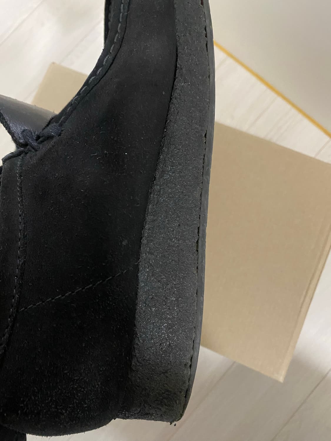 클락스 왈라비 블랙 스웨이드 uk8.5 상품이미지7