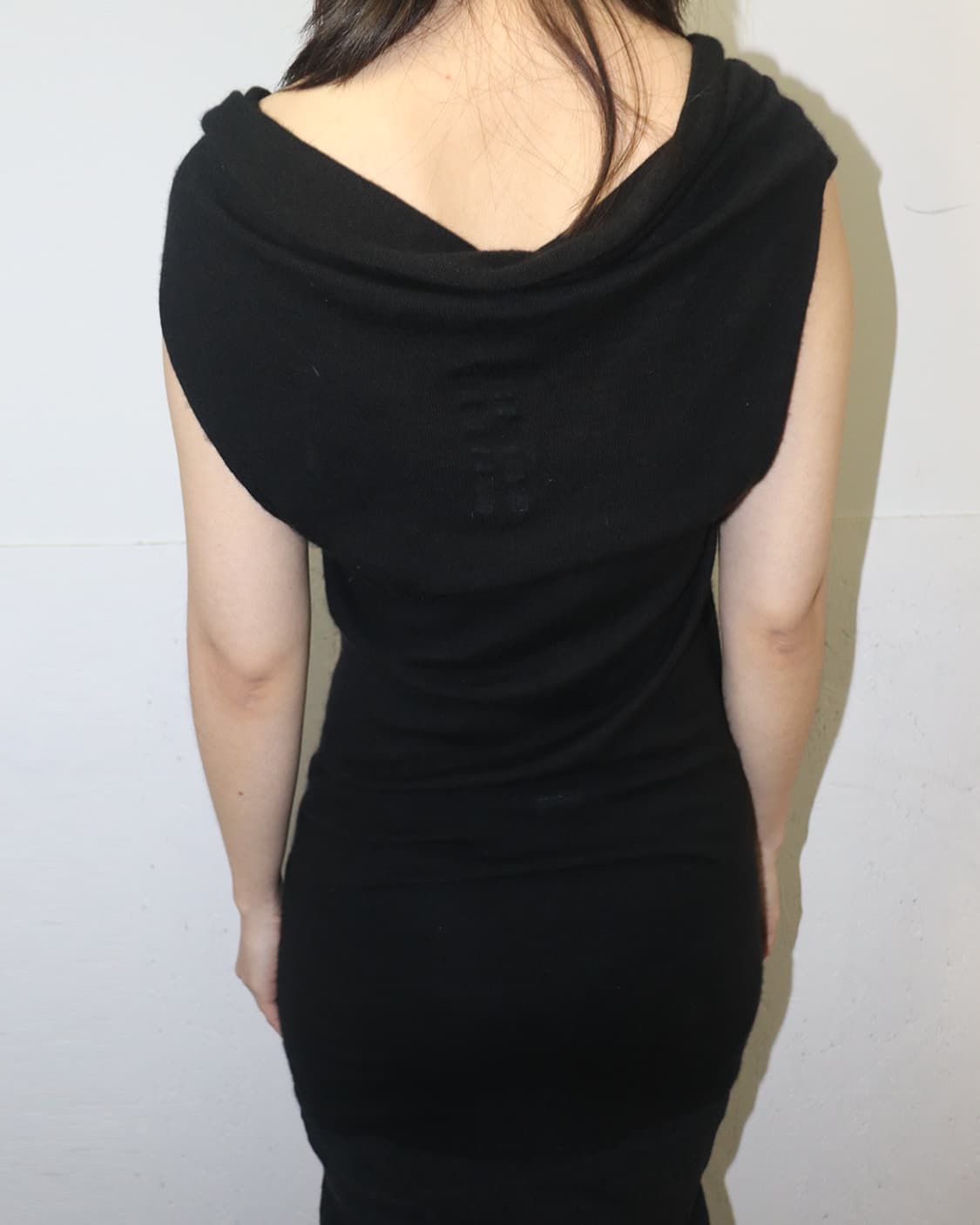 릭 오웬스 07AW "EXPLODER" 드레이프 넥 슬리브리스 니트 상품이미지4