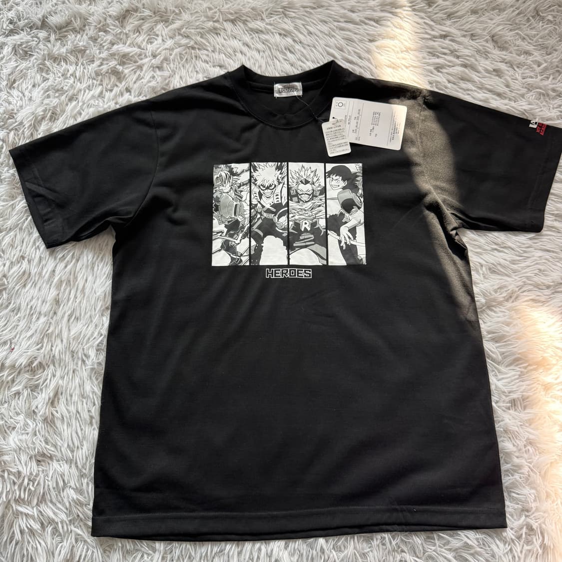 HERO 나의히어로아카데미아 반팔 애니 반팔티 새상품 셋업 L 100 상품이미지2