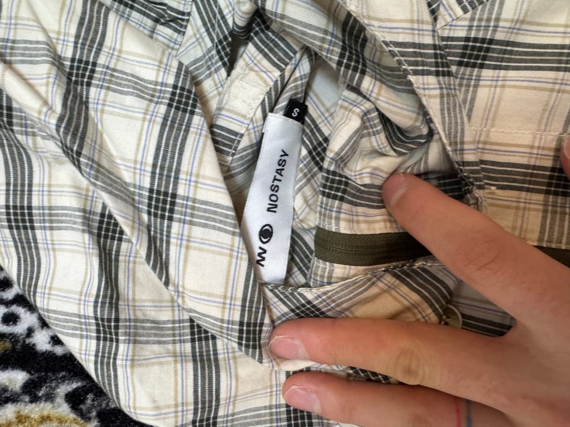 [S] 노스타시 nostasy 체크 후드 셔츠 상품이미지3