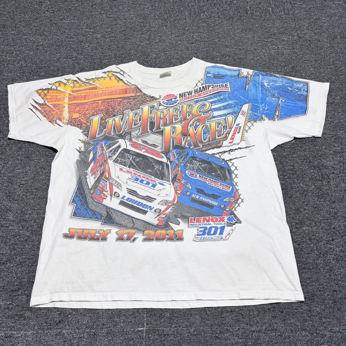 나스카 11s 뉴햄프셔 레이싱 티셔츠 상품이미지1