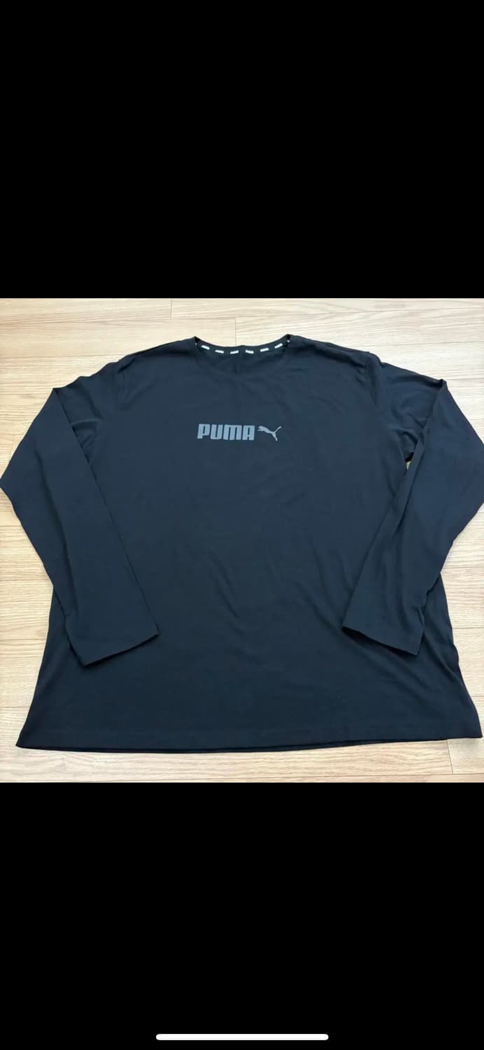 푸마 블랙 긴팔 티셔츠2XL 상품이미지1