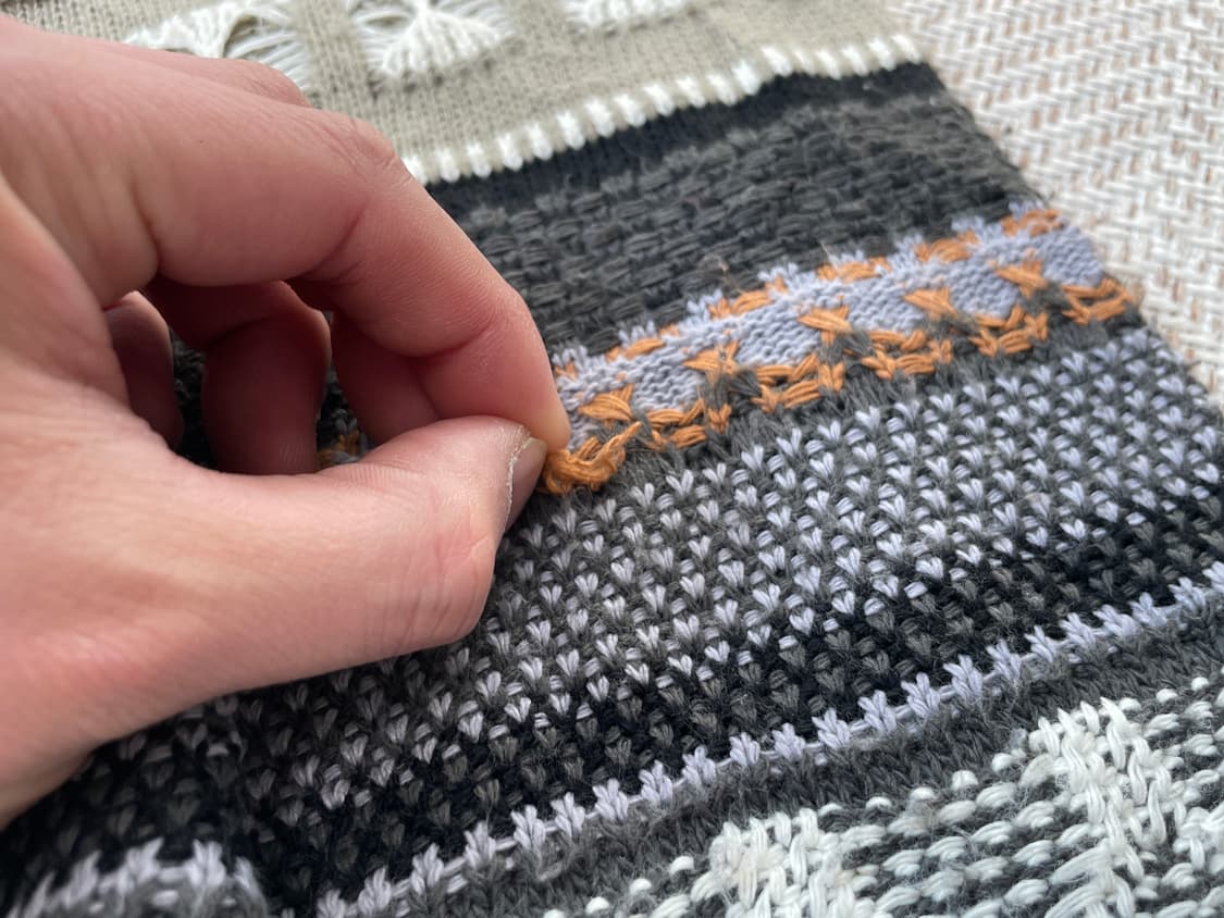 아메리칸 빈티지 usa 3D 케이블 니트 상품이미지9