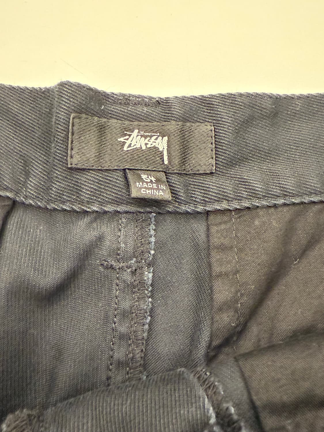 스투시 치노 워크 팬츠 34 블랙 상품이미지5