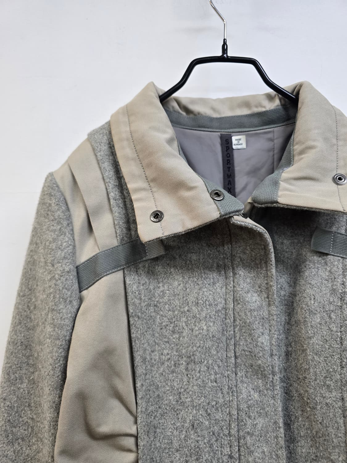 막스마라 sportmax 테크니컬 울 코트 상품이미지3