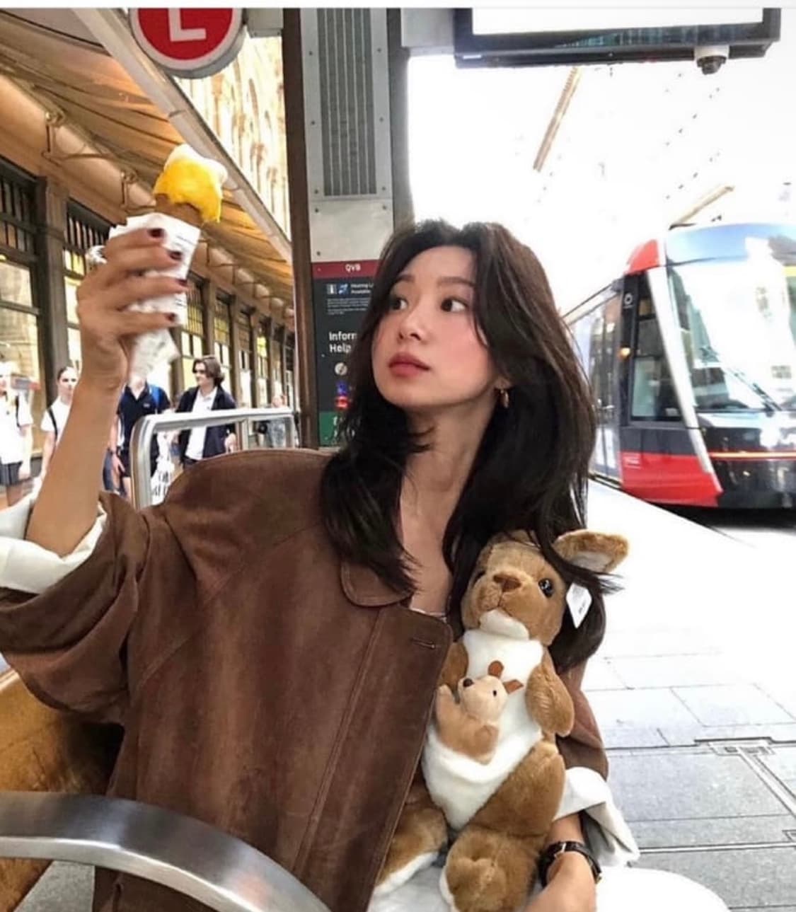 STU 우먼 레더 필드자켓 (스웨이드 자켓) 베이지 상품이미지1